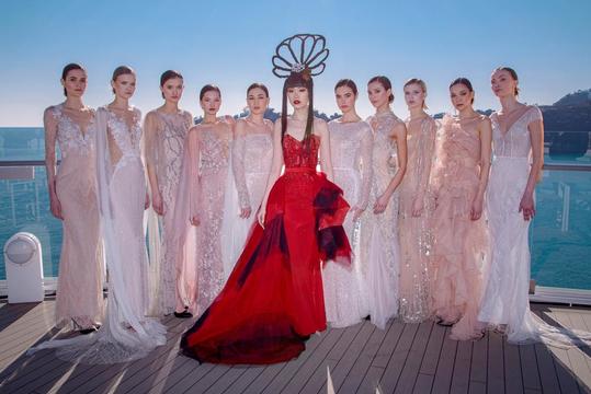 ITALIAN SKY-HIGH SEA CATWALK ON COSTA TOSCANA STOLE THE SHOW THIS SEASON (March 2022)